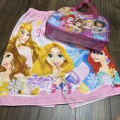 プリンセス　プールバッグ　タオルセット