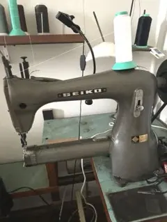Seiko Te-2 レザークラフト　腕ミシン 上下送りの腕ミシンでカードケースを縫う Sewing a card case