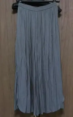 COMME CA ISM　グレーワイドパンツ7号