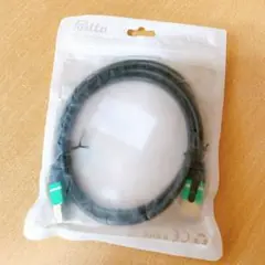 LANケーブル Cat7 爪折れ防止 フラット 1m ブラック