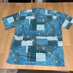 チャムス　ペイズリー柄　アロハシャツ ショートパンツ　セット