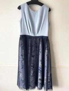 《AIMER》花柄ドットチュールドレス/パーティードレス