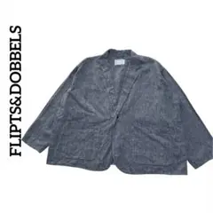 FLIPTS&DOBBELS フィリップスダブルス ビックジャケット リネン