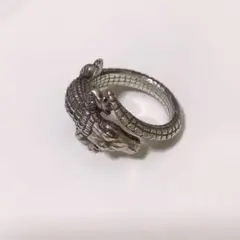 ワニ リング クロコダイルリング シルバー