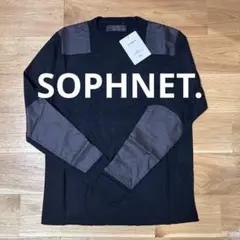 【新品タグ付】SOPHNET. ソフネット ブラック 黒 長袖カットソー M