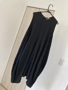 新品 エンフォルド ワンピース バルーン ノースリーブ ブラック