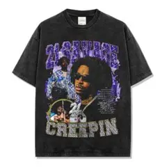 21サヴェージ 21 Savage ヴィンテージ加工 Tシャツ ラップT M