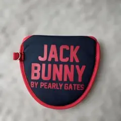 ★新品正規品★Jack Bunnyヘッドカバー パター用 黒地赤字