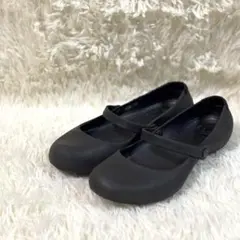 1702　クロックス　crocs　アリスワーク　ブラック　24　極美品 美品☆クロックス CROCS アリスワーク W8 24cm ブラック