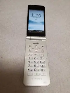arrows F-01L docomo シルバー 折りたたみ
