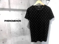 PHENOMENON フェノメノン オパール加工 星柄 Tシャツ M スター柄