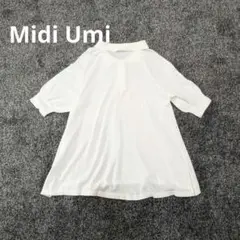 Midi Umi ポロシャツ 半袖 ハーフスリーブ　薄手　5分丈