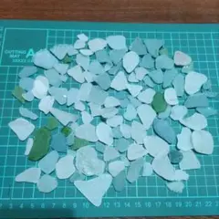 シーグラス　 丸三角四角　いろいろ　ハンドメイド　 ２５０ｇ入り