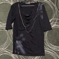 Fly beans y2k damage drape tee necklace