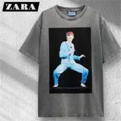 【新品未使用】ZARA デヴィッド•ボウイ　TシャツXLサイズ24AW 新品未使用】ZARA デヴィッド•ボウイ TシャツXLサイズ24AW