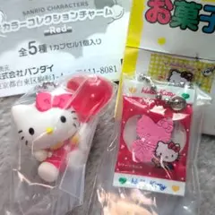 【ハローキティー】カラーコレクションチャーム&お菓子チャーム