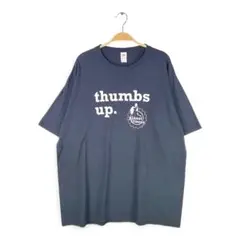 THUMBS UP Tシャツ FRUIT OF LOOM 黒色 2XL