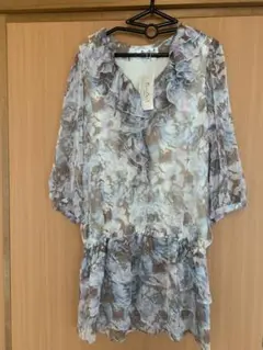 新品　MARIANI シフォン　ブラウス　チュニック