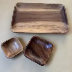 アカシア　トレーセット　小物入れ