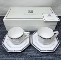 新品未使用　GIVENCHY フランスティーカップ　ソーサー　純正箱　2個セット