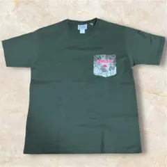 gym master ポケット付きTシャツ Mサイズ オリーブグリーン