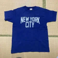 ①Goodwear ヘビーウェイト　Ｔシャツ　ニューヨークシティ　Ｌ　ネイビー