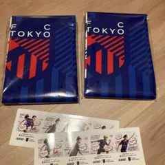 FC東京 レジャーシート 2枚セット 大 シール 長友 サッカー 新品 記念