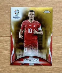 Topps Chrome UEFA EURO グラニト・ジャカ カード /50