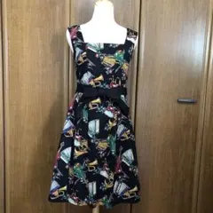 Jane Marple 楽器柄ジャンパースカート