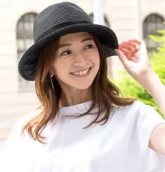 軽やかフェドーラストローハット 61cm ユニセックス