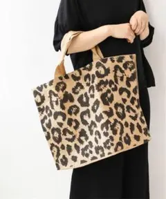 新品タグ付　MAISON BENGAL マイソンベンガル　レオパードトートバッグ