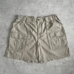 [USブランド古着] 夏の定番◎カーゴ ショートパンツ パンツ ベージュ
