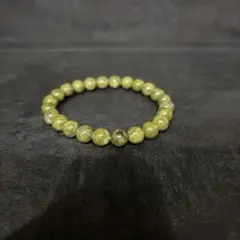 オリーブグリーン ブレスレット 天然石