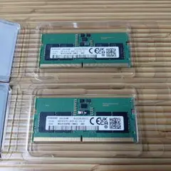 Samsung DDR5 SODIMM 8GB×2枚 5600MHz