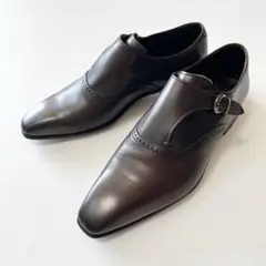 ▼trading post トレーディングポスト シングルモンクビジネスシューズ
