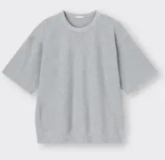 GU スウェットTシャツ　半袖　S グレー　ストリート