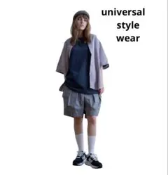 ユニバーサルスタイルウェア　ＸＬ　バルーンパンツ　ハーフパンツ　グレー