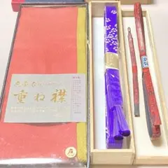 新品未使用 帯留め 帯締め 重ね襟 着物小物 和装小物 正月 成人式