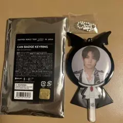 ENHYPEN ヒスン fate+ 缶バッチキーリング