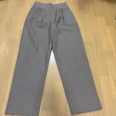 デミルクス ビームス　シャンブレー テーパードパンツ