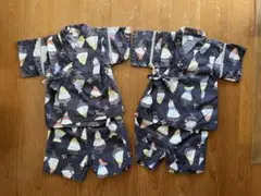 アプレレクール　アイスクリーム柄 甚平 80㎝ 2枚セット