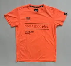 アンブロUMBRO サッカー フットサル トレーニングウェア シャツ オレンジS