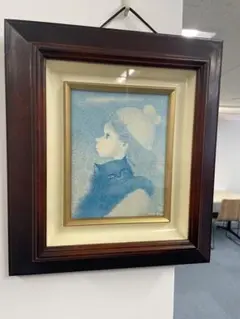 はしぐちみよこ/橋口美代子◆額付絵画 少女像 猫 105/150 Yahoo!オークション -「橋口美代子」(絵画) (美術品)の落札相場