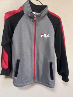 FILA ジャージ 140サイズ グレー/赤