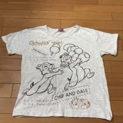 チップとデール Tシャツ 160cm グレー