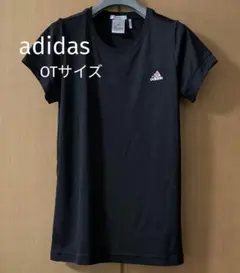 adidas CLIMALITE Tシャツ UVCAREシャツ 黒【OTサイズ】