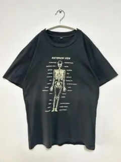 90s アナトミカル 骨格標本 人体模型 ヴィンテージ Tシャツ