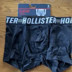 HOLLISTER ブラック ボクサーパンツ S