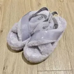 UGG ファーサンダル FUZZITA CLEAR ファジータ クリア 厚底