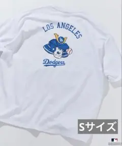【別注】 MLB公式 ドジャース FREAK’S STORE 兜プリントTシャツ